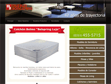 Tablet Screenshot of mueblesbongiorno.com.ar